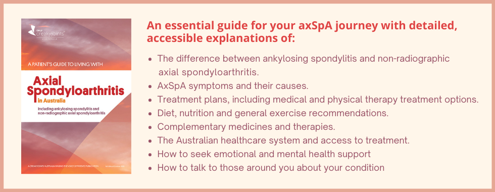 AxSpA patient guidelines