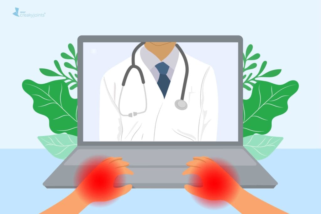 How to Discuss Your Rheumatoid Arthritis Pain During a Telehealth Visit