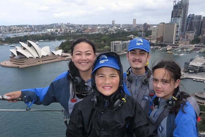 Maly from The Rheuma Mill with her family