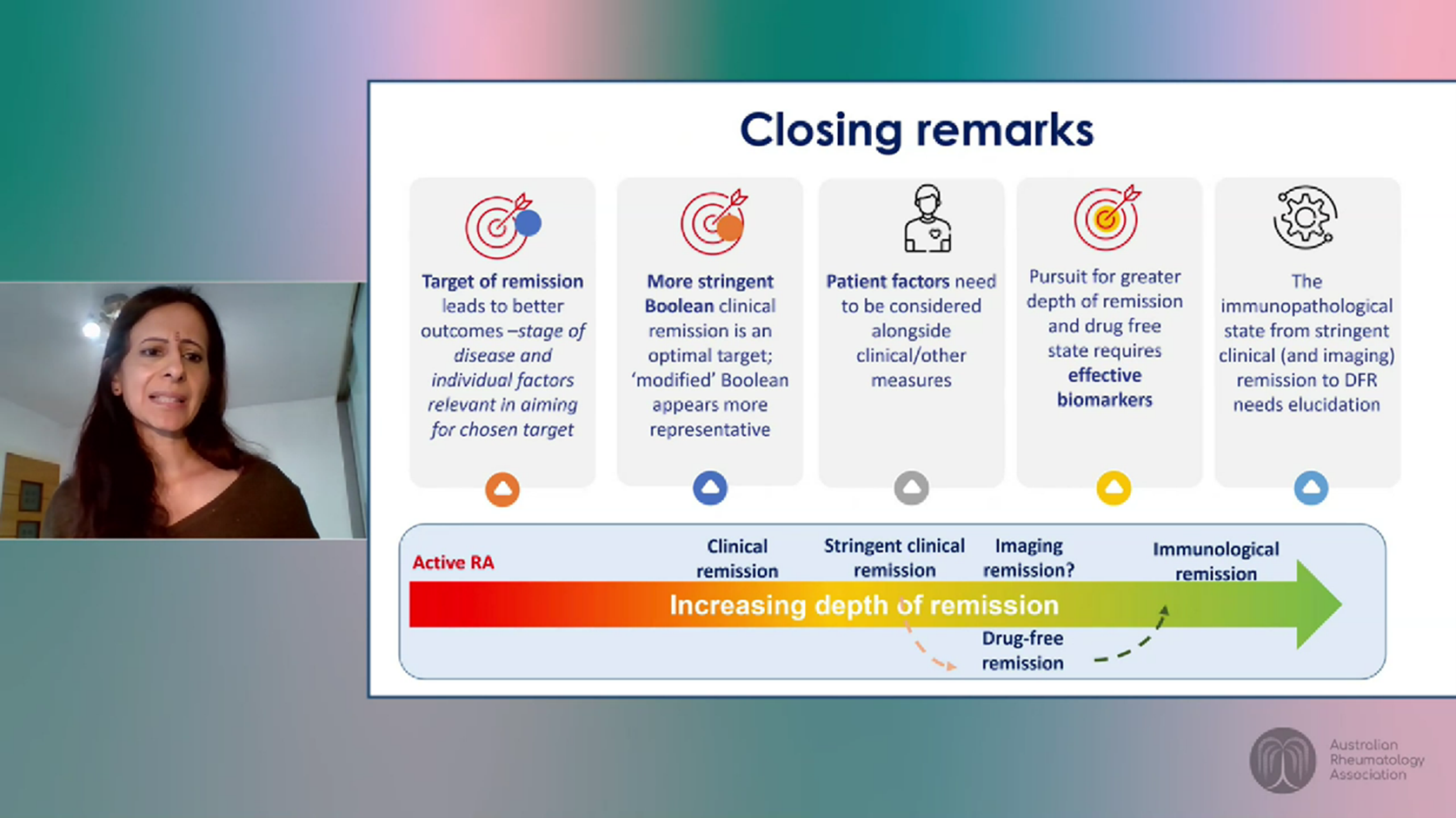 Remission as a treatment target
